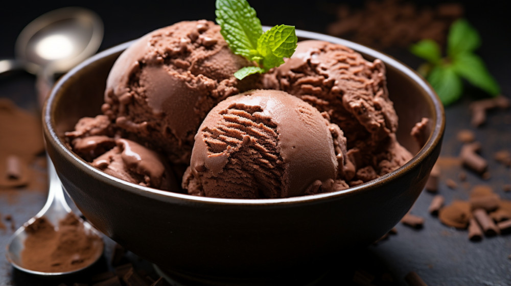 Homemade Rich Chocolate Ice Cream