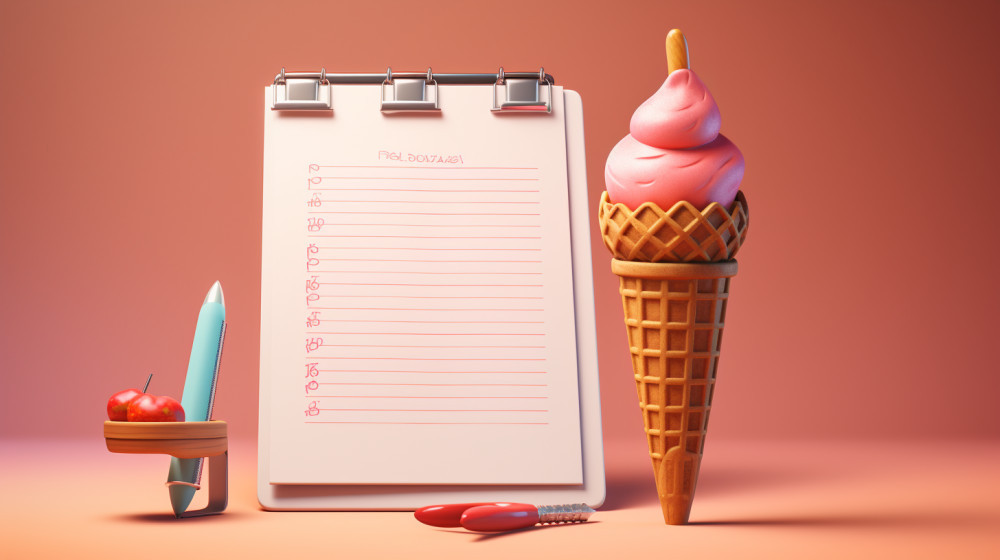 no churn ice cream easy prep checklist