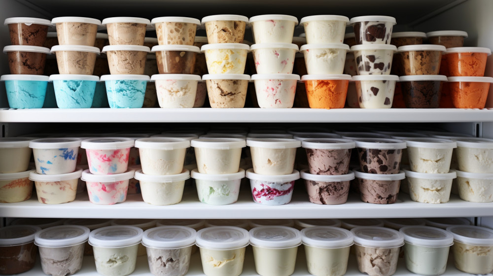 Efficient Ice Cream Storage Containers